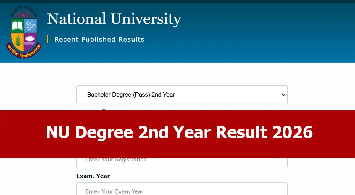 NU Degree 2nd Year Result 2026